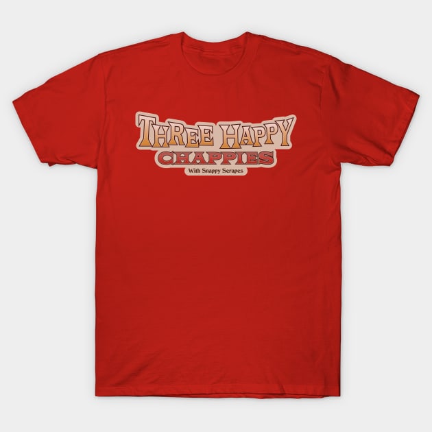 Three Happy Chappies with Snappy Serapes T-Shirt by AnneCampbellDesign